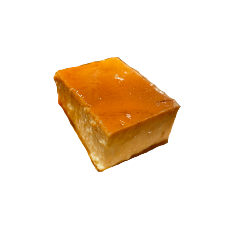 Flan de dulce de leche