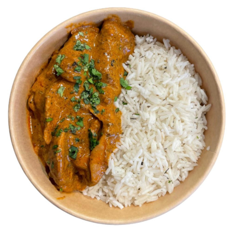 Pollastre tikka masala amb arròs basmati