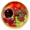 Poke Bowl vegetal amb falafel de remolatxa